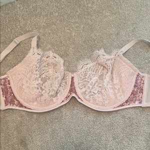 Victoria's Secret Blush Lace Bra